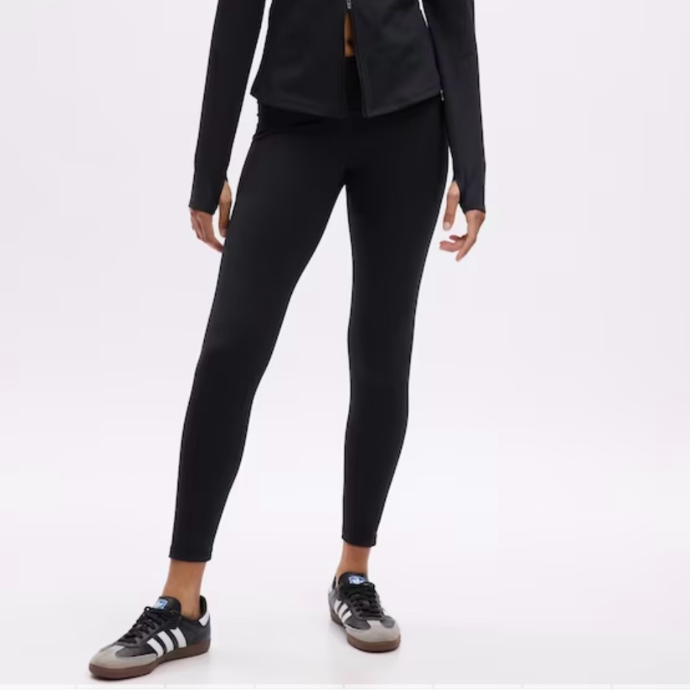 GapFit Recycled Power Brushed Full Length Leggings w/ Pockets